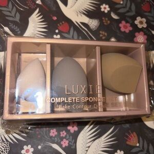 Luxie Rose Gold Sponge Trio